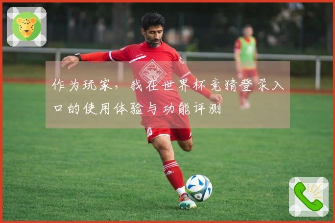 作为玩家，我在世界杯竞猜登录入口的使用体验与功能评测