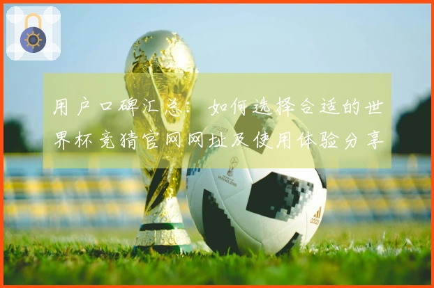 用户口碑汇总：如何选择合适的世界杯竞猜官网网址及使用体验分享